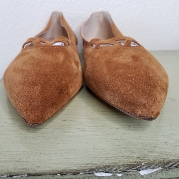 Riccardo Boccia Clodette Pointed Suede Flats - Picture 5 of 5